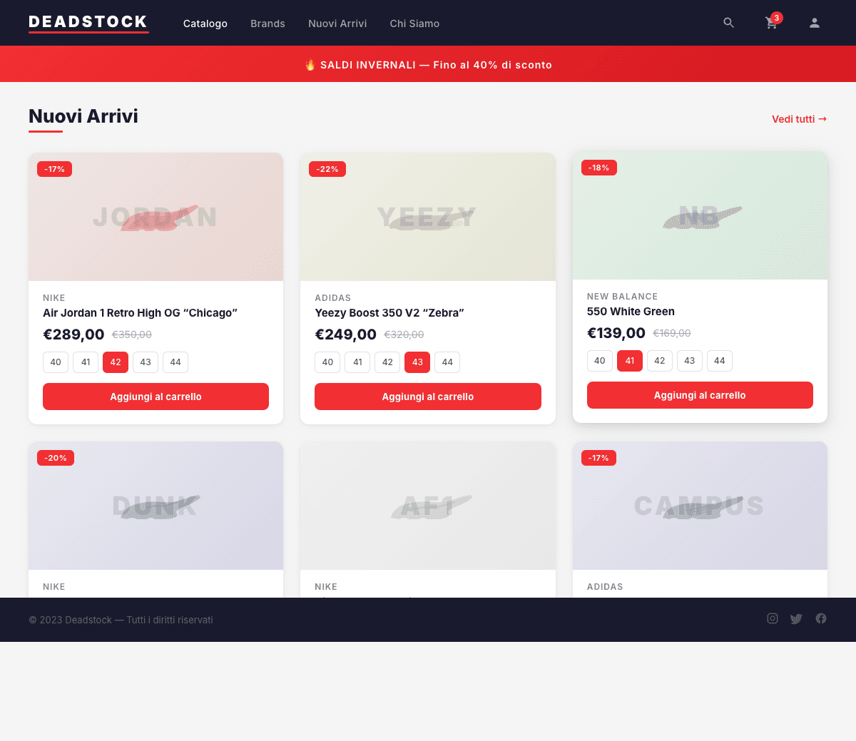 Blazor E-Commerce (Deadstock)